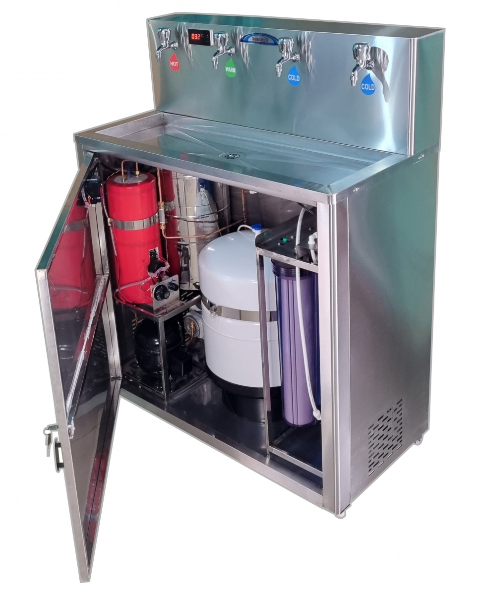 Đáp ứng nhu cầu sử dụng lượng nước lớn - Máy lọc nước 4 vòi Suntech