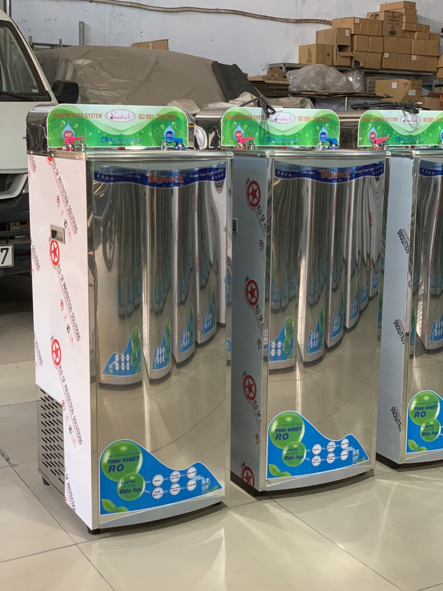 Máy lọc nước 2 vòi RO nóng lạnh công nghiệp Suntech