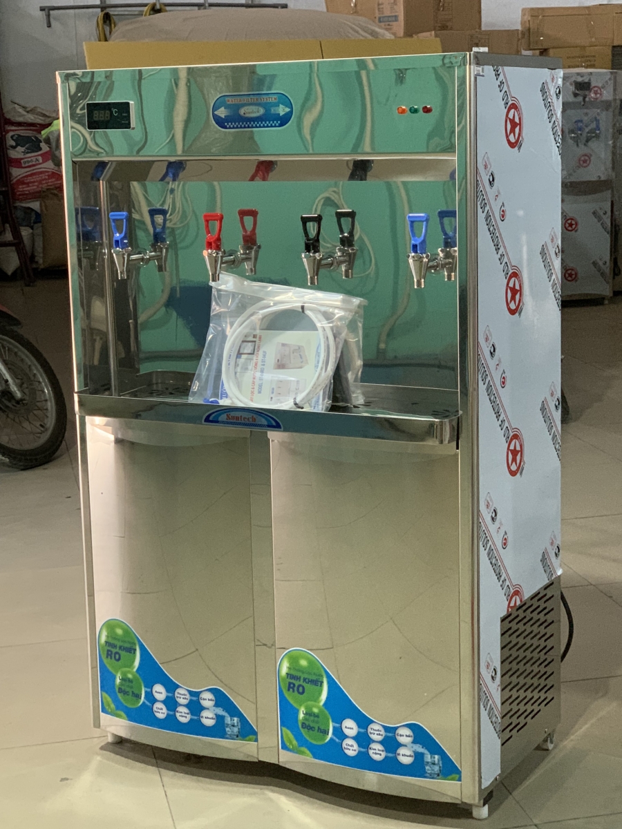Máy lọc nước 4 vòi nóng lạnh RO công nghiệp Suntech